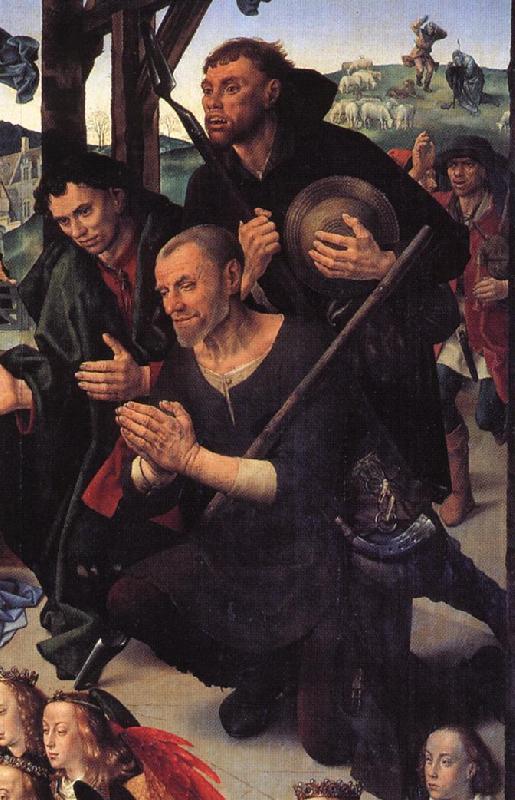 GOES, Hugo van der The Adoration of the Shepherds Germany oil painting art